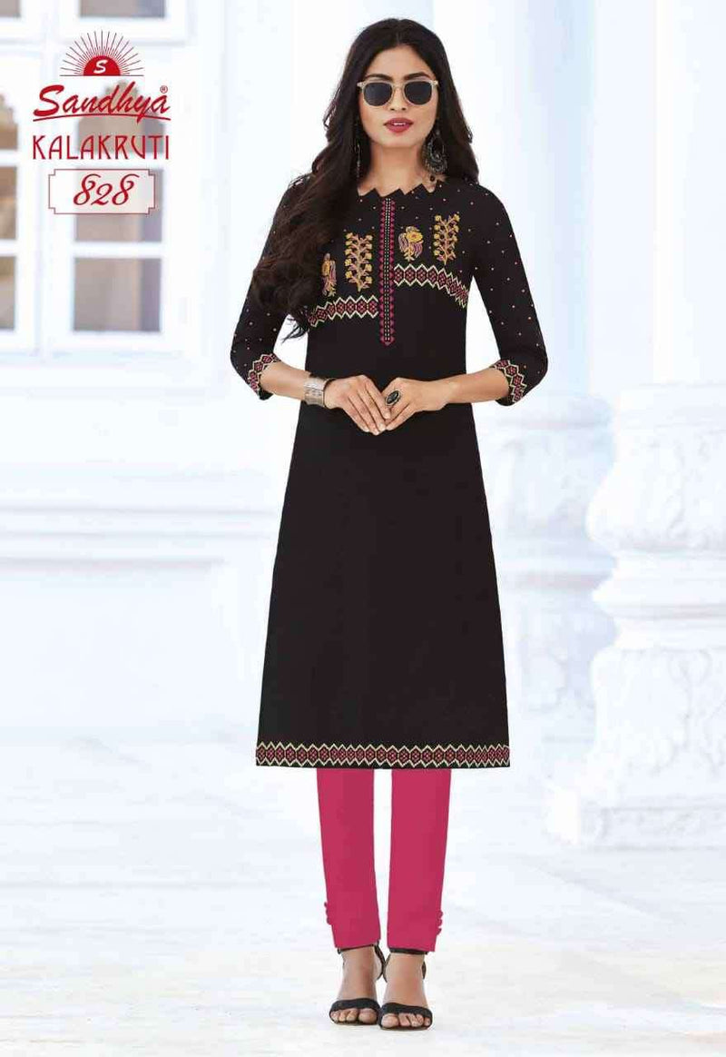 Sandhya Kalakruti Vol 23 Cotton Printed Fancy Kurts