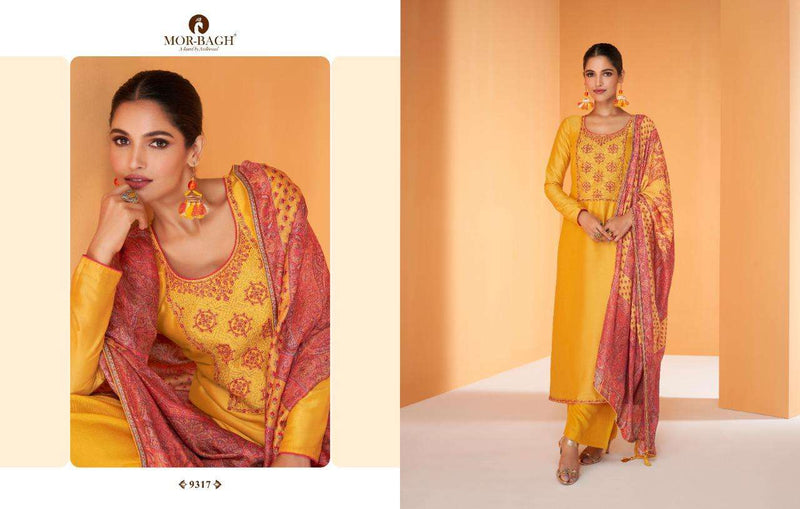 Aashirwad Creation Kalam Muslin Silk Designer Festive Wear Salwar Kameez