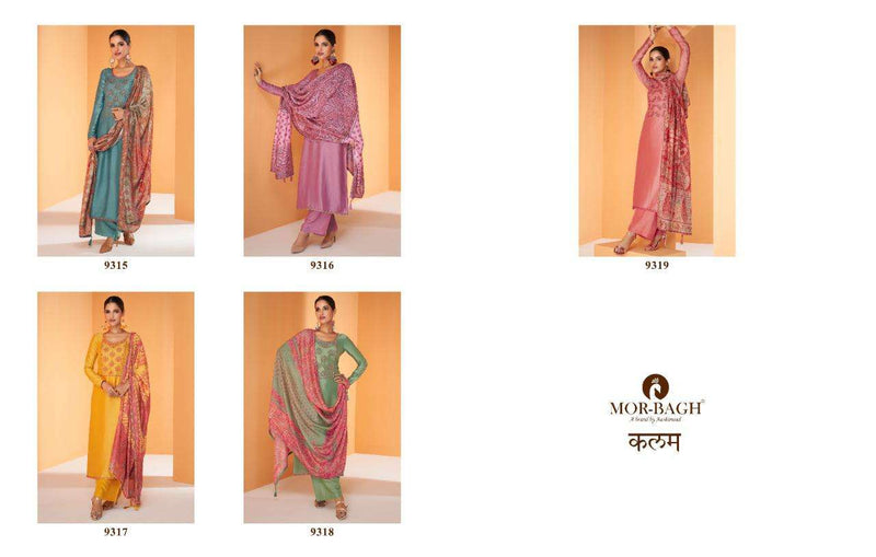 Aashirwad Creation Kalam Muslin Silk Designer Festive Wear Salwar Kameez
