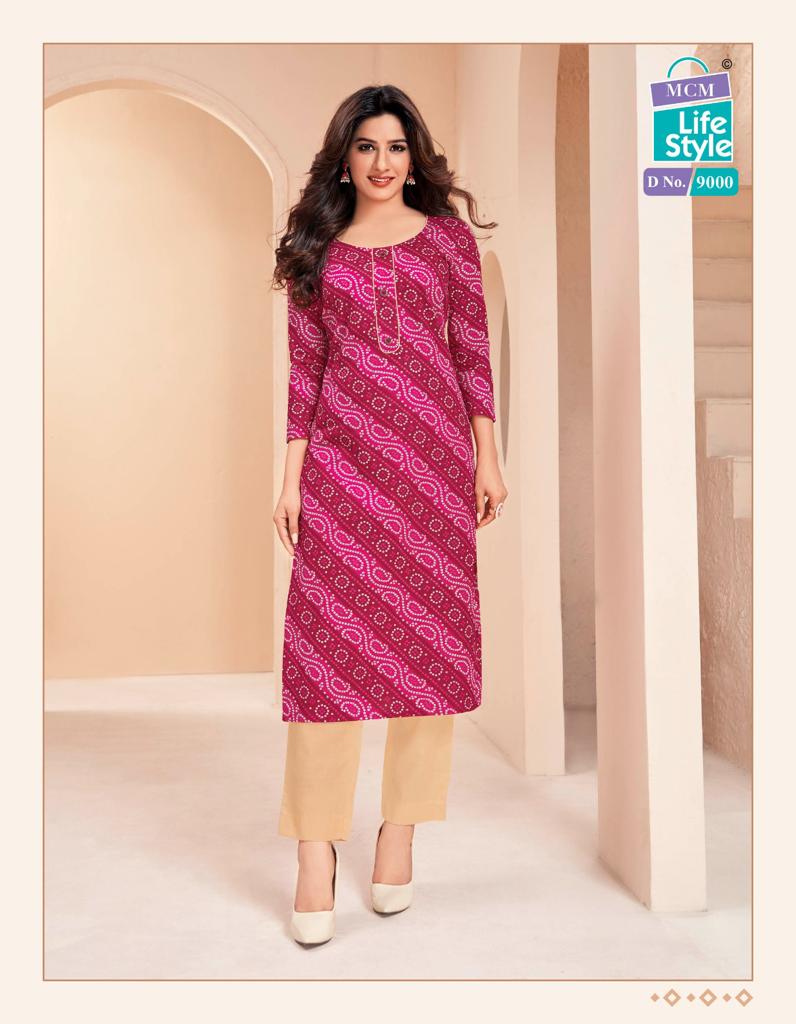 Mcm Lifestyle Kalki Vol 3 Cotton Daily Wear Fancy Jaipuri Kurti Set
