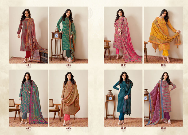 Suryajyoti Kalki Vol 4 Jam Satin Digital Printed Fancy Work Salwar Suit Collection