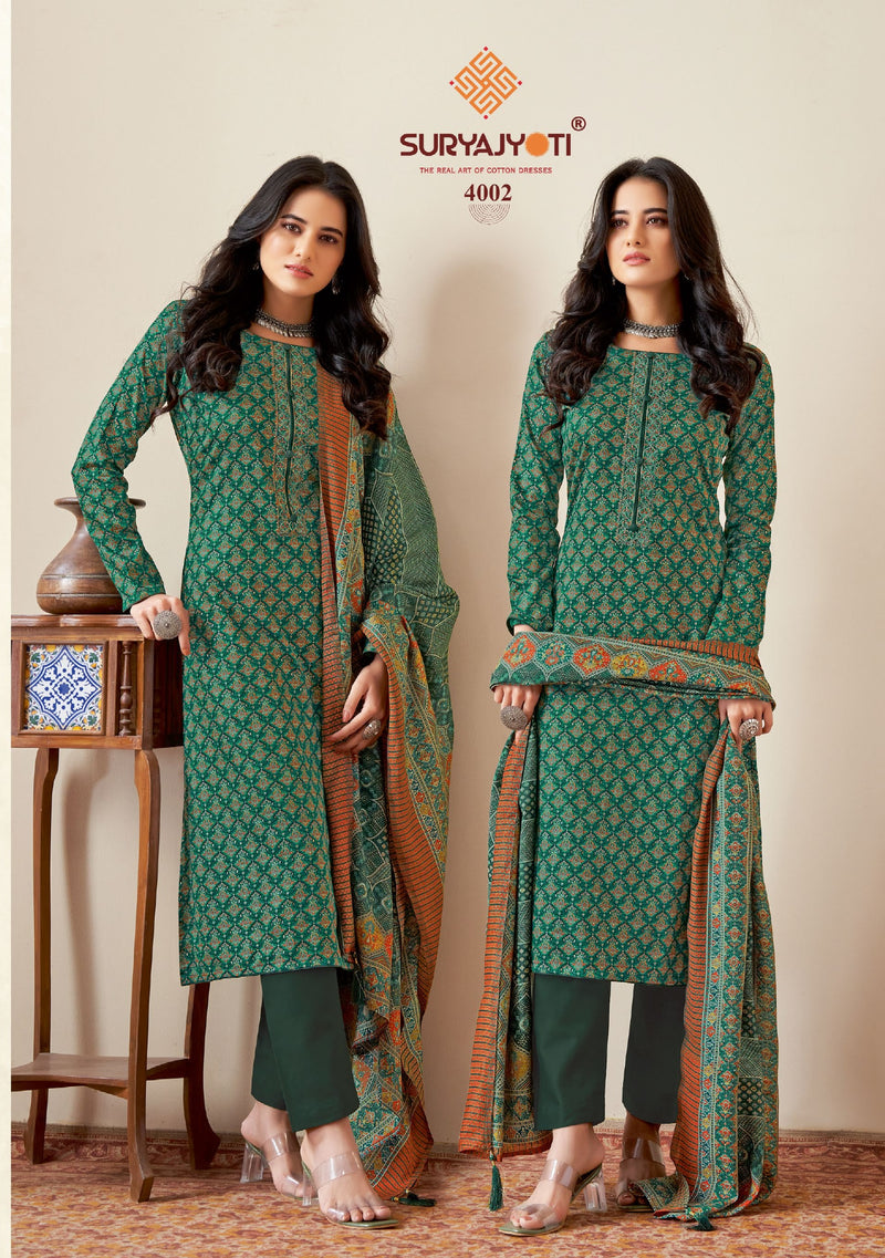 Suryajyoti Kalki Vol 4 Jam Satin Digital Printed Fancy Work Salwar Suit Collection