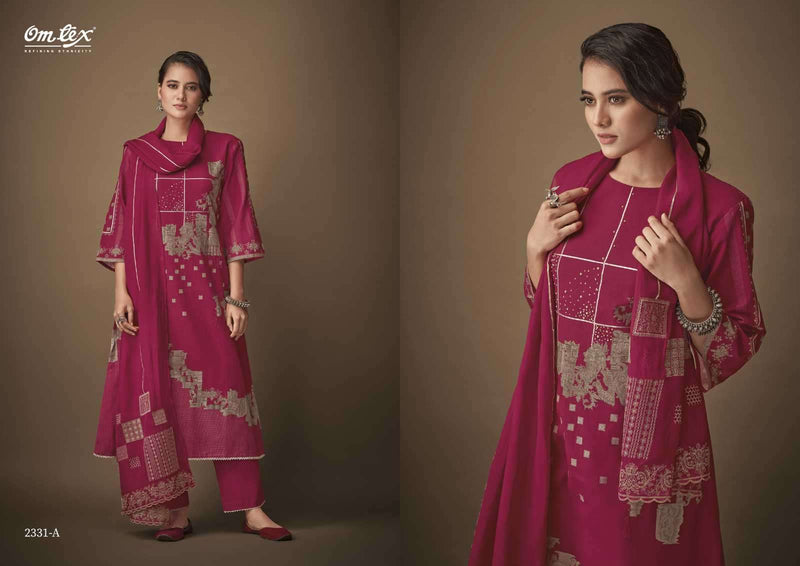 Omtex Kalpi Vol 2 Linen Cotton Digital Print With Heavy Hand Work Salwar Suits