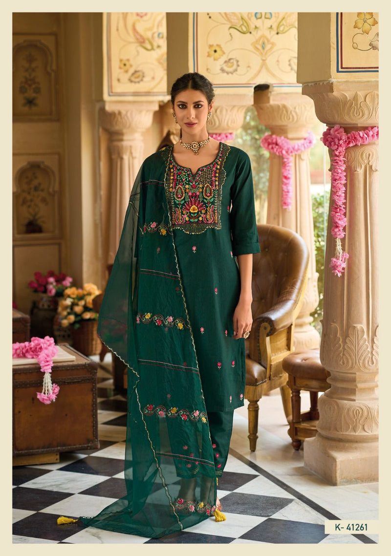 Kailee Fashion Kantha Vol 2 Viscose Silk With Handwork Kurtis