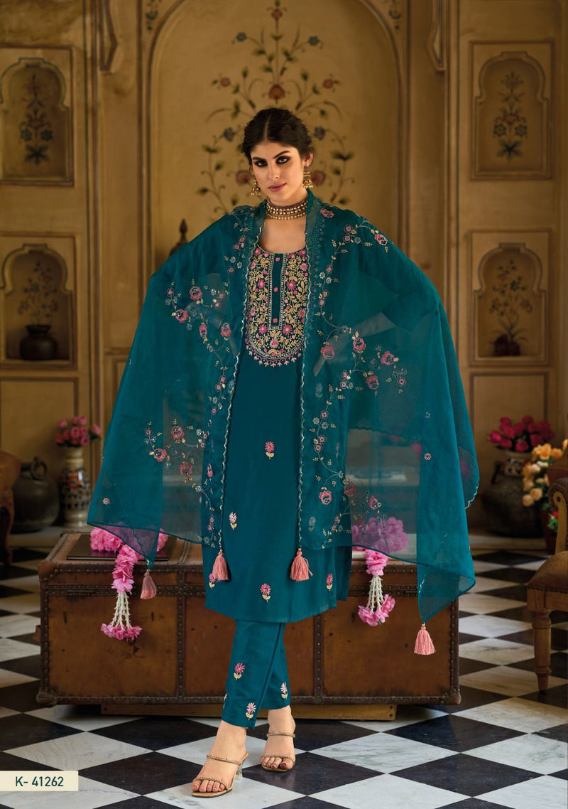 Kailee Fashion Kantha Vol 2 Viscose Silk With Handwork Kurtis