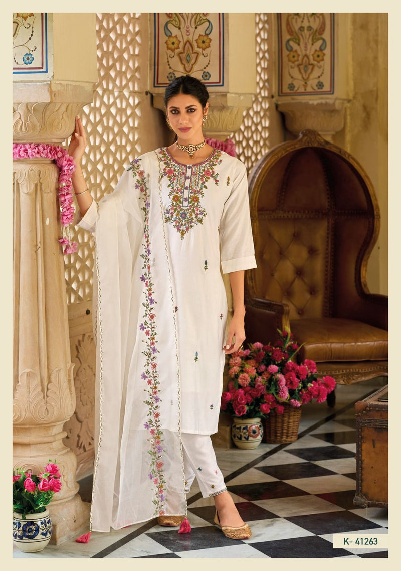 Kailee Fashion Kantha Vol 2 Viscose Silk With Handwork Kurtis