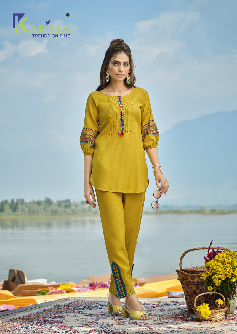 Karissa Isabella Viscose Silk Fancy Designer Stylish Kurti Collection