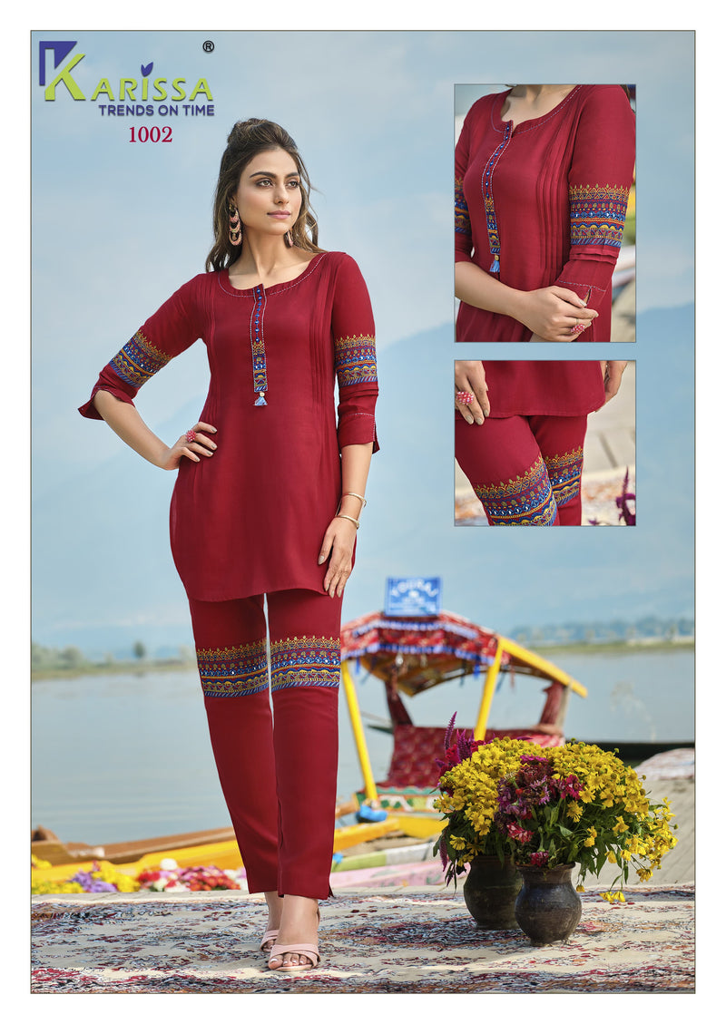 Karissa Isabella Viscose Silk Fancy Designer Stylish Kurti Collection
