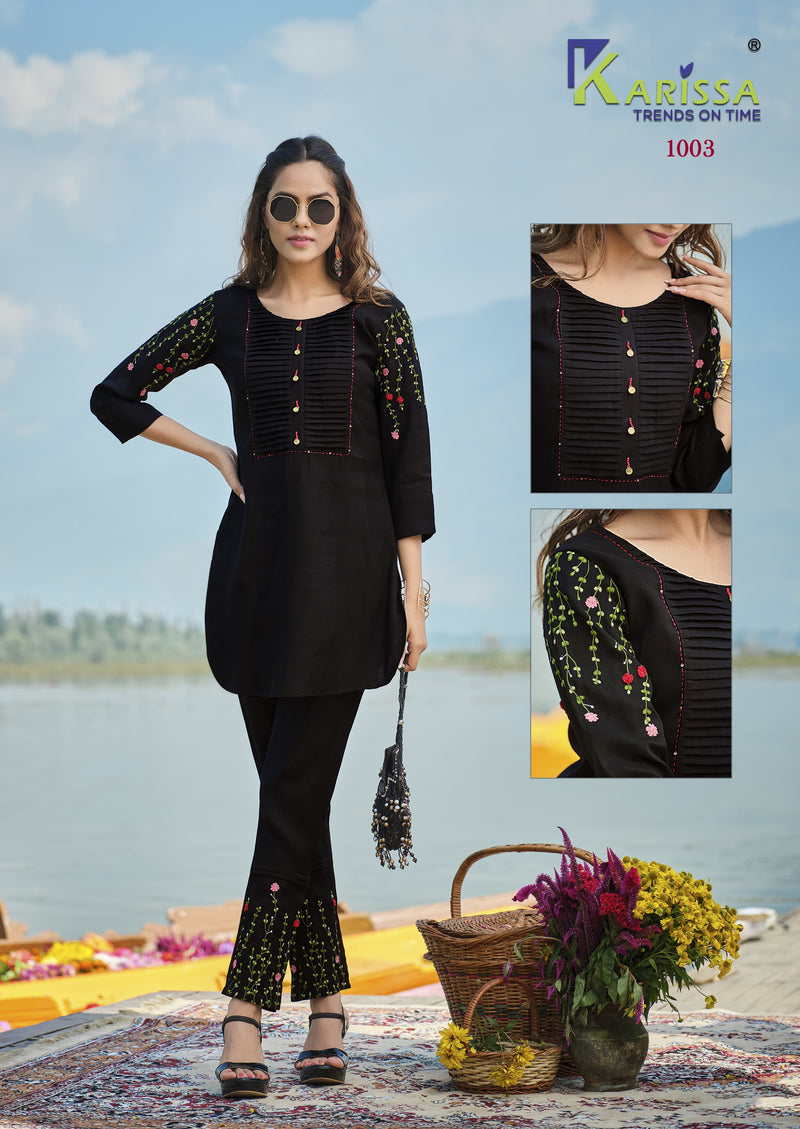 Karissa Isabella Viscose Silk Fancy Designer Stylish Kurti Collection