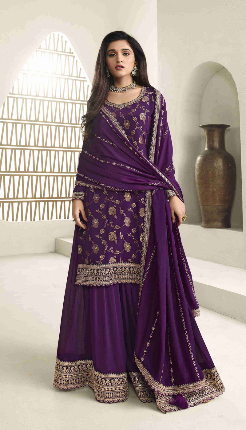 Vinay Fashion Kuleesh Karva Viscose Chinon Embroidered Designer Suit Collection