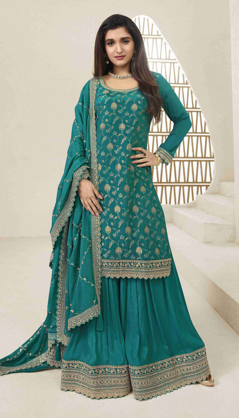 Vinay Fashion Kuleesh Karva Viscose Chinon Embroidered Designer Suit Collection