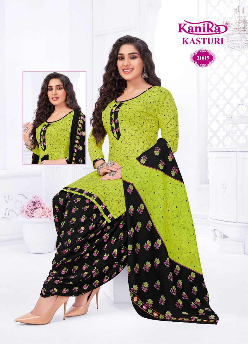 Kanika Kasturi Vol 2 Cotton Printed Ready Made Patiyala Suit