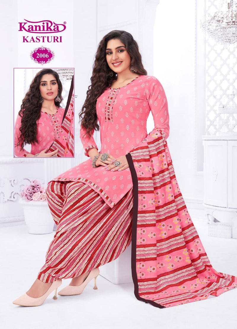 Kanika Kasturi Vol 2 Cotton Printed Ready Made Patiyala Suit