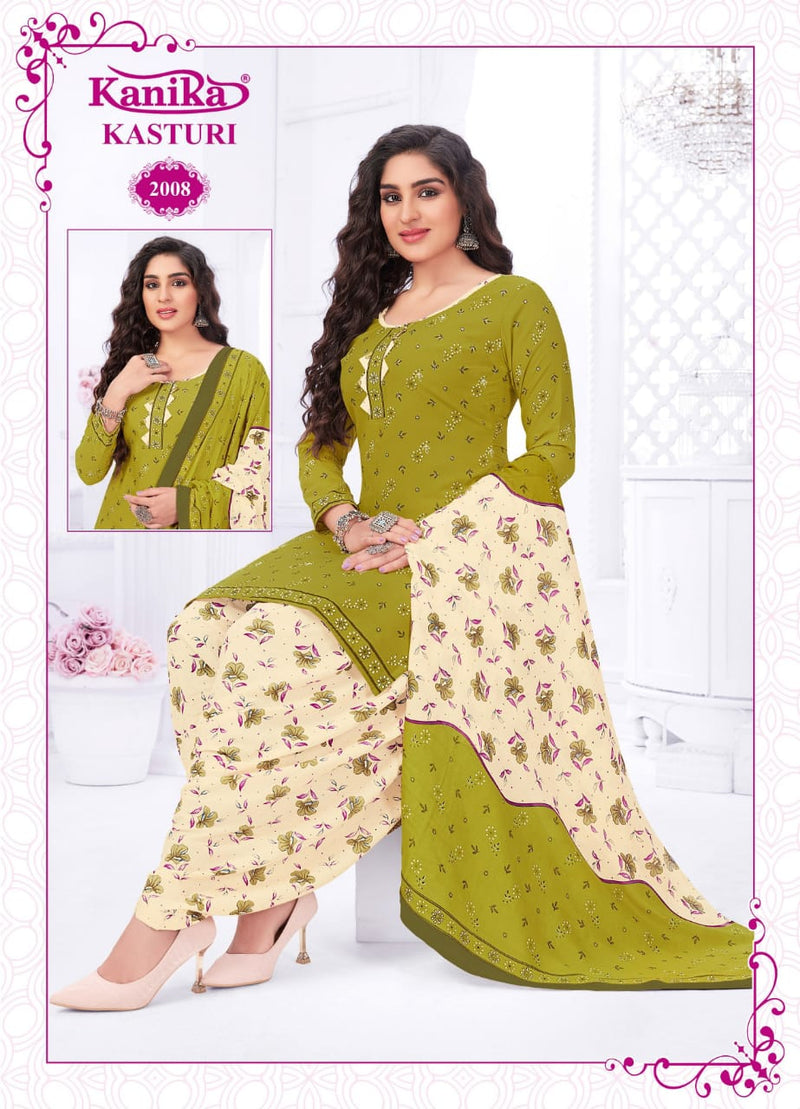 Kanika Kasturi Vol 2 Cotton Printed Ready Made Patiyala Suit