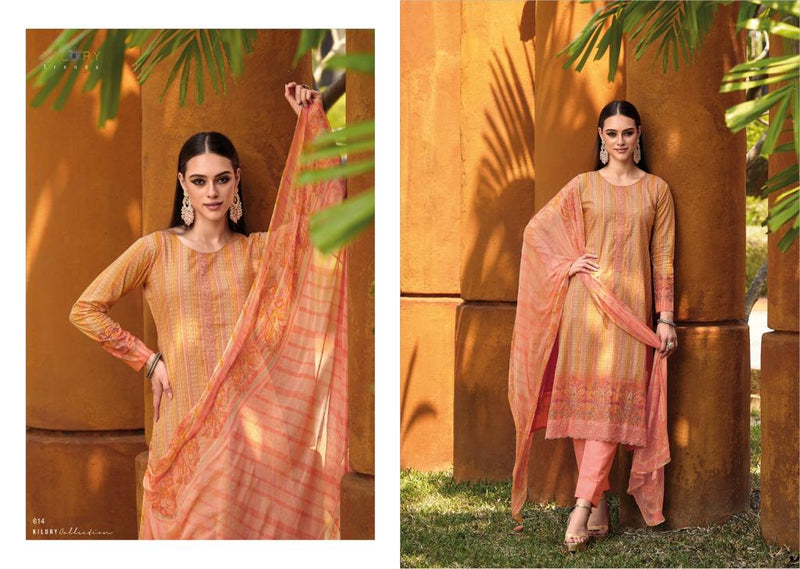 Kilory Trends Florence Lawn Cotton Fancy Embroidery Work Partywear Salwar Kameez