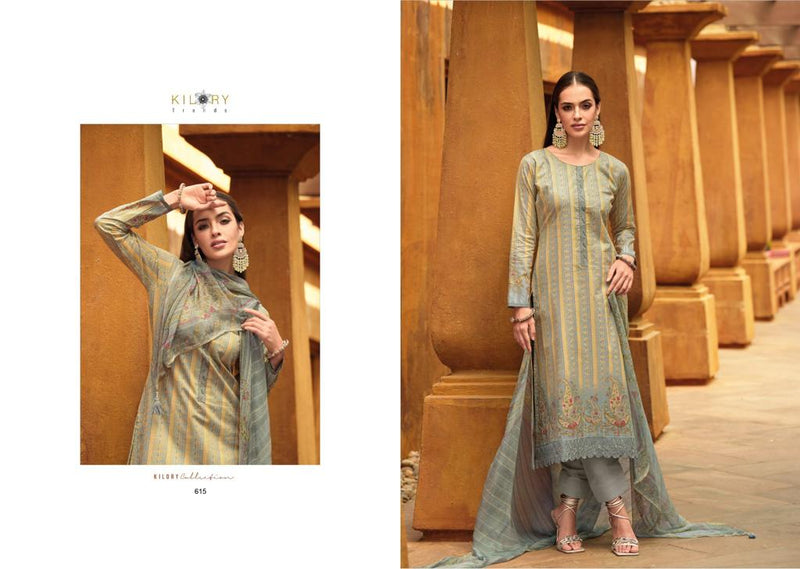 Kilory Trends Florence Lawn Cotton Fancy Embroidery Work Partywear Salwar Kameez