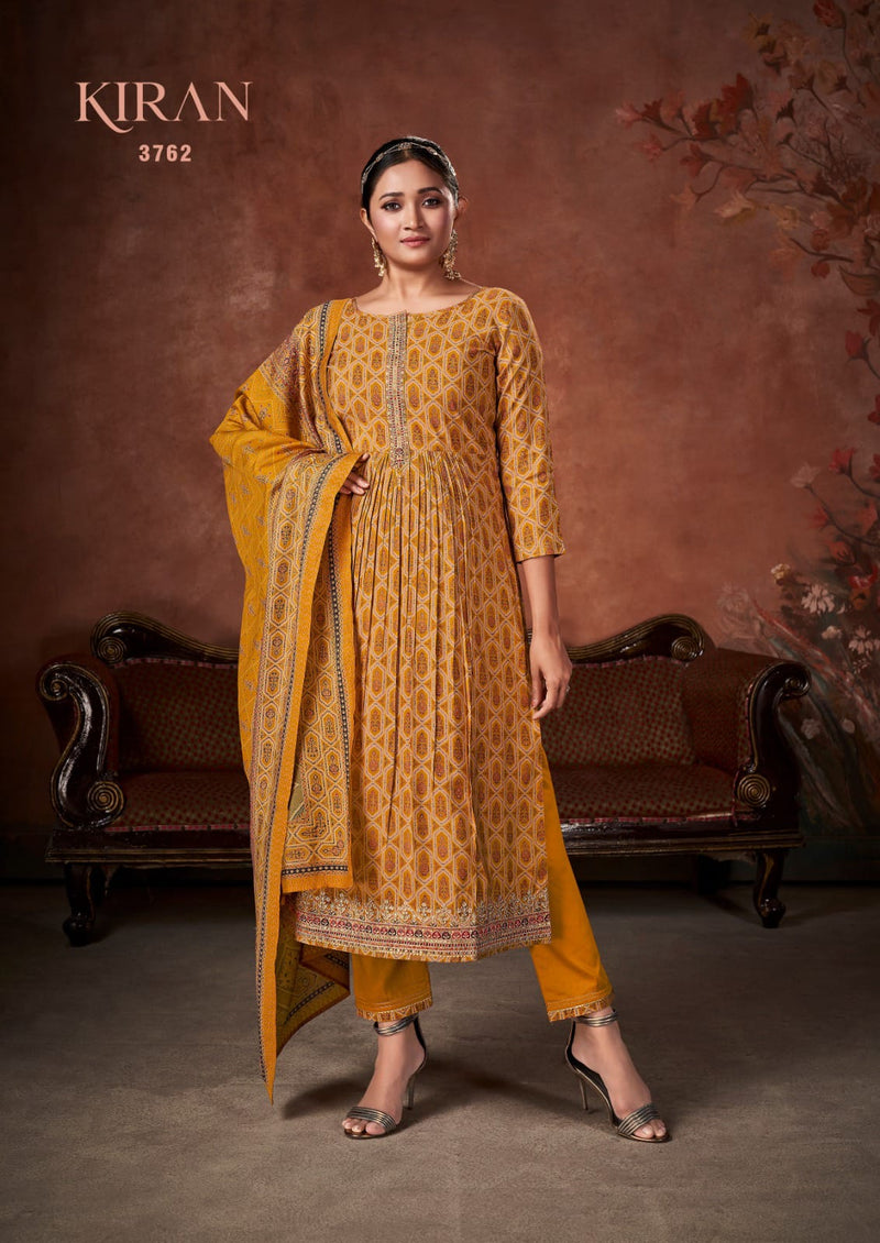 Rang Kiran Muslin Foil Print With Sequence Designer Work Suits