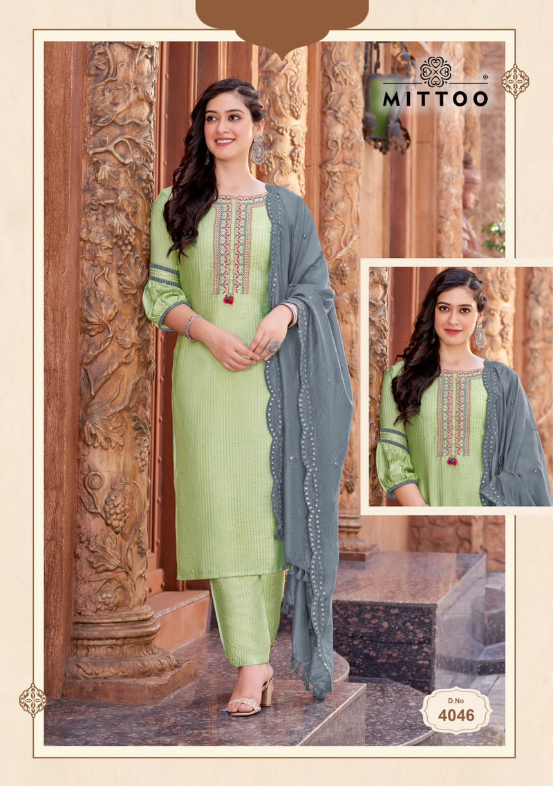 Mittoo Kohinoor Vol 3 Viscose handwork And Embroidery Work Fancy Kurti Collection