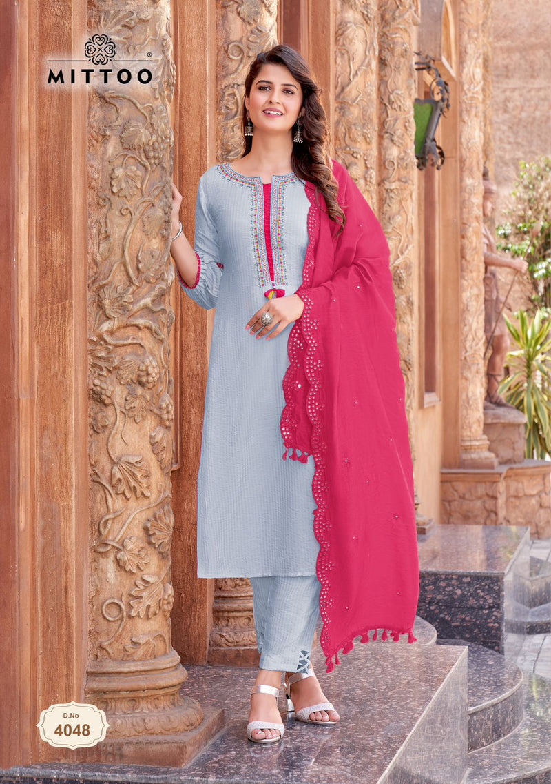 Mittoo Kohinoor Vol 3 Viscose handwork And Embroidery Work Fancy Kurti Collection