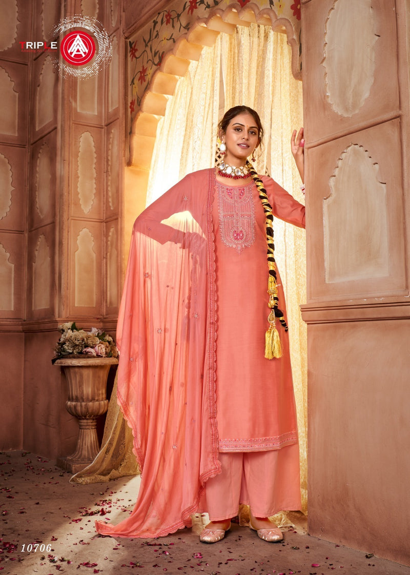 Kalarang Fashion Kritika Silk Cotton Fancy Designer Work Salwar Suits