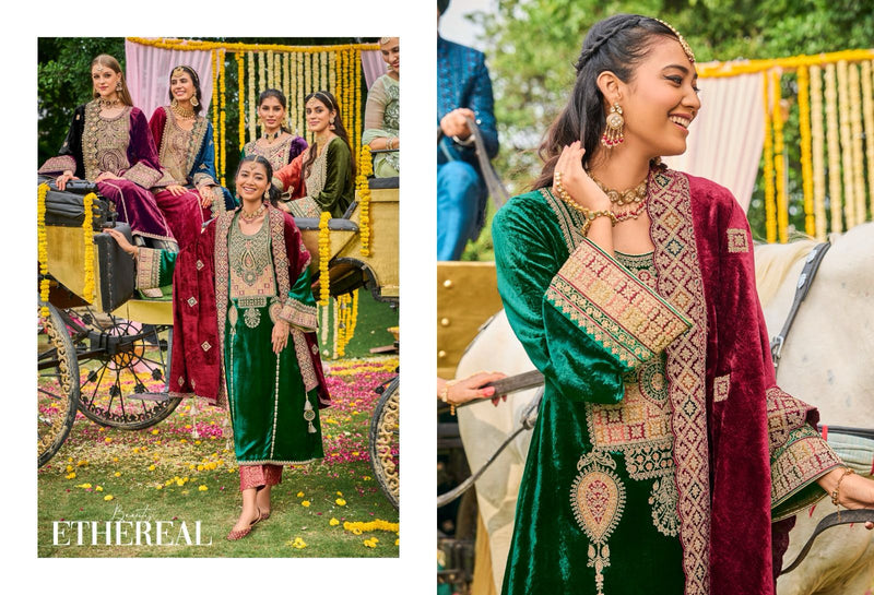 Cinderella Kuch Khaas Vol 9 Velvet With Embroidery Designer Salwar Suit Collection