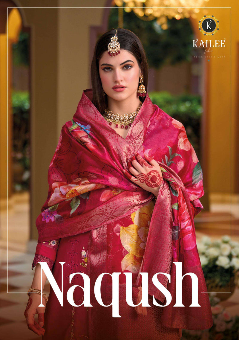 Kailee Fashion Naqsh Pure Viscose Silk Fancy Handwork Designer Kurti