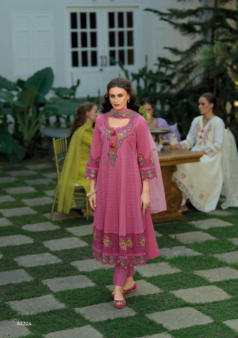 Kailee Fashion Nazm Pure Cotton Chikenkari Work Fancy Designer Kurti