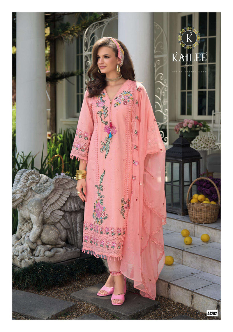 Kailee Fashion Safarnama Vol 6 Pure Cotton Handwork Designer Wear Kurti
