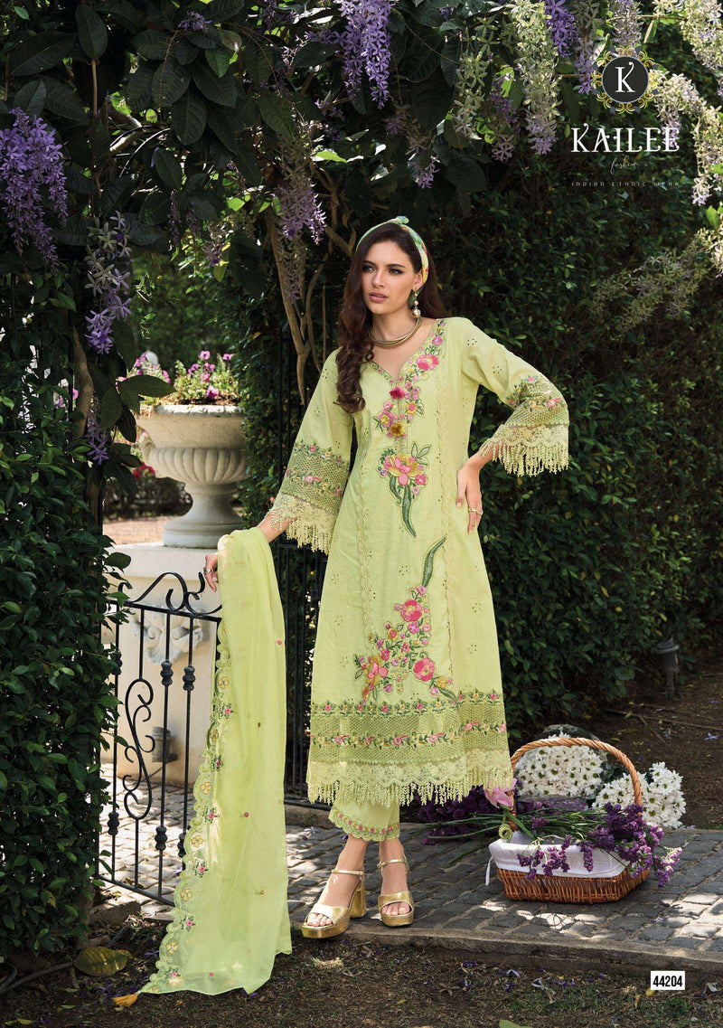 Kailee Fashion Safarnama Vol 6 Pure Cotton Handwork Designer Wear Kurti
