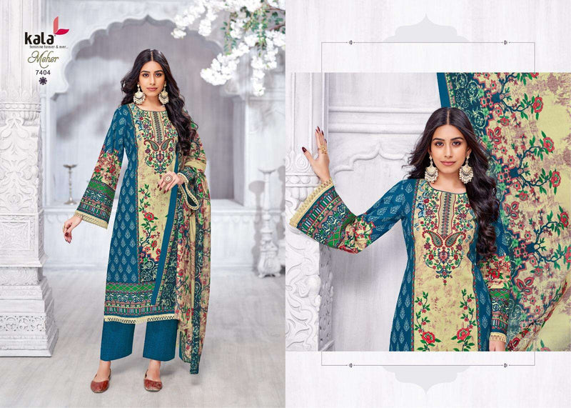 Kala Fashion Meher Vol 22 Premium Cotton Printed Karachi Printed Salwar Kameez