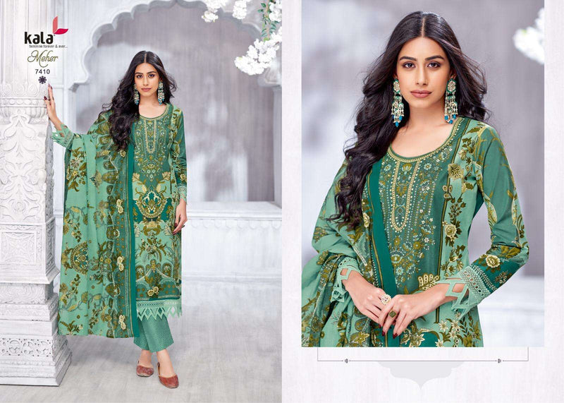 Kala Fashion Meher Vol 22 Premium Cotton Printed Karachi Printed Salwar Kameez