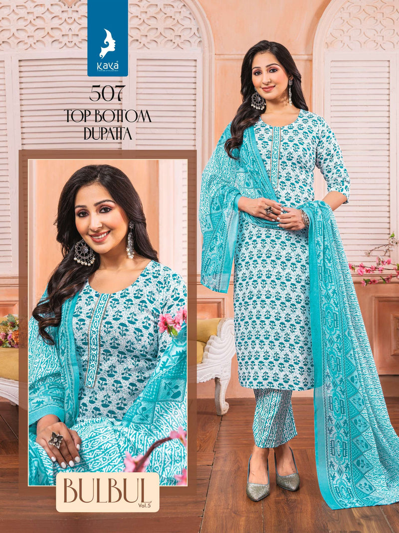 Kaya Bulbul Vol 5 Rayon Digital Print Party Wear Combo Set Of Kurti