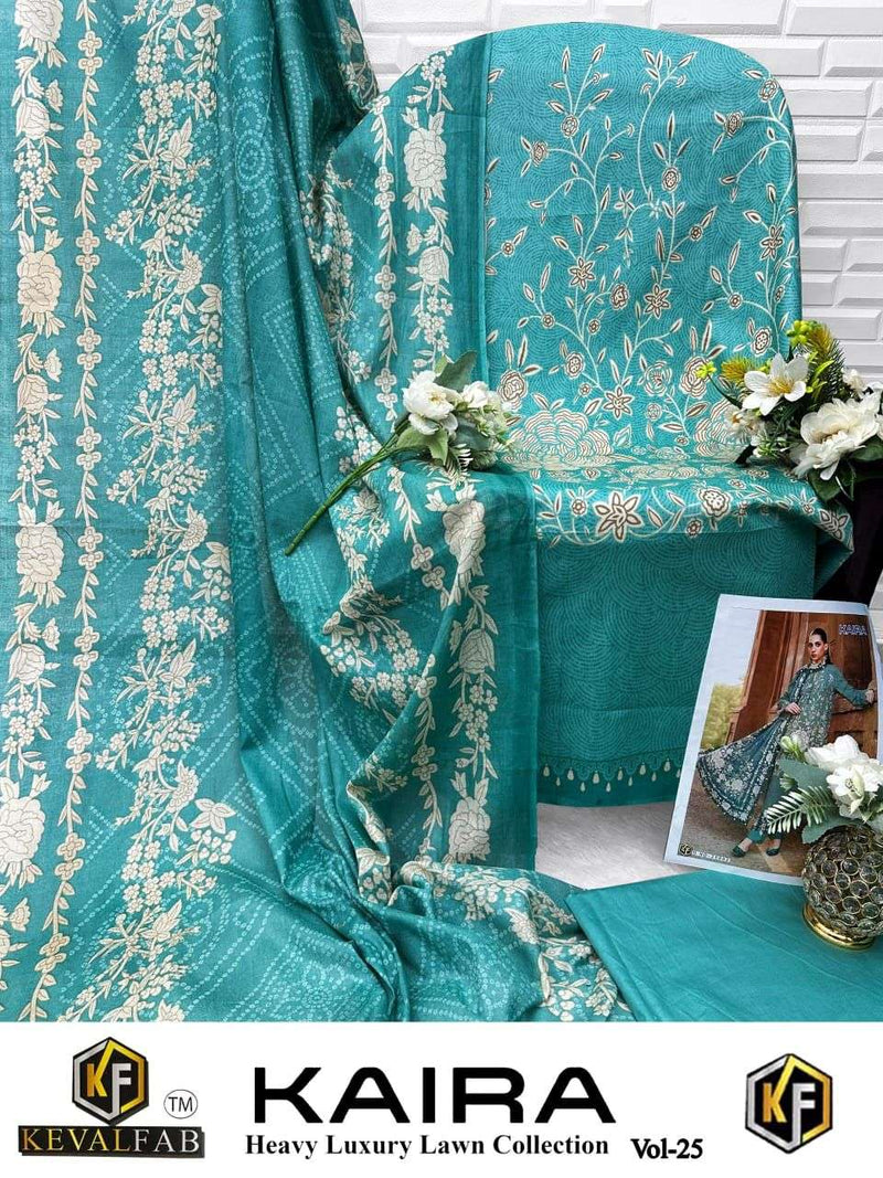Keval Fab Kaira Vol 25 Pure Cotton Karachi Printed Salwar Kameez
