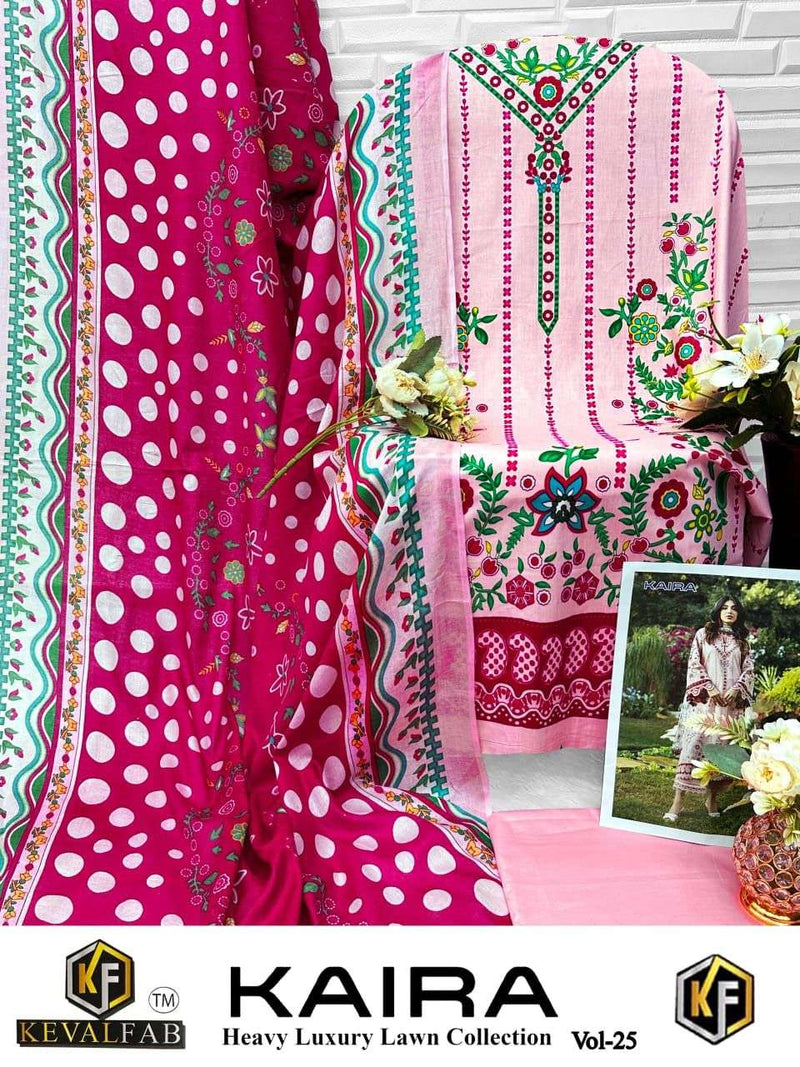 Keval Fab Kaira Vol 25 Pure Cotton Karachi Printed Salwar Kameez