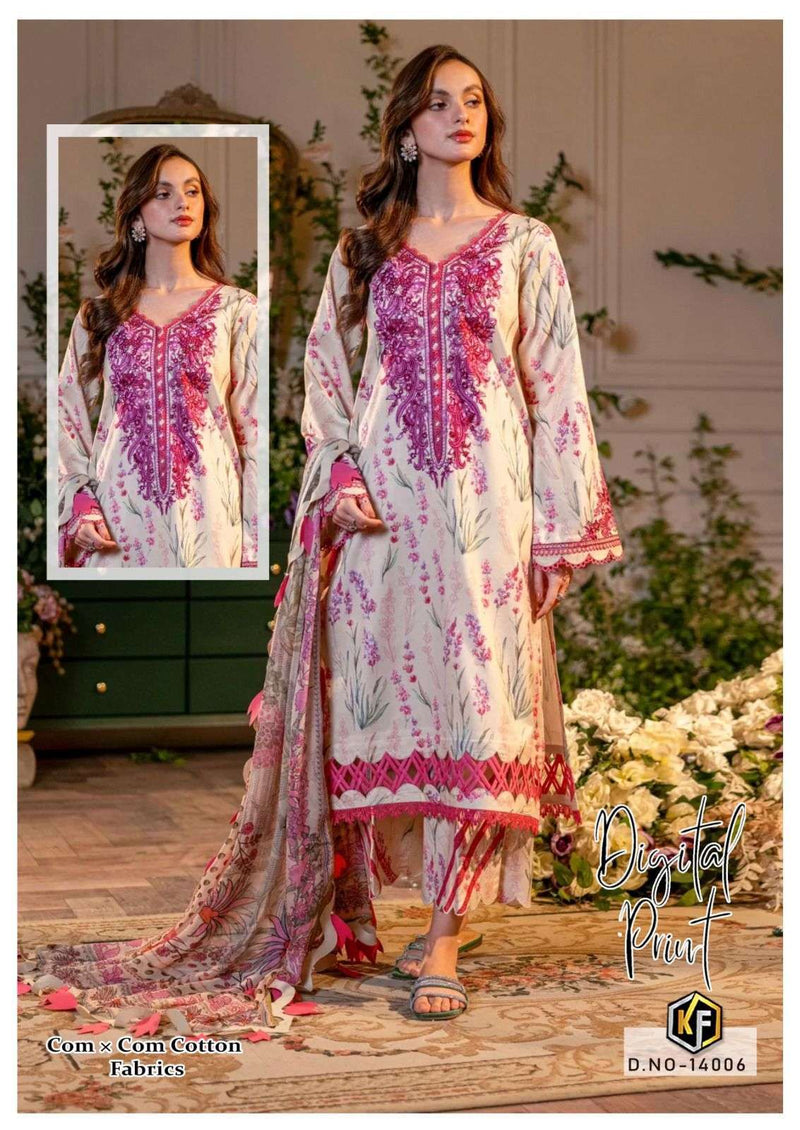 Keval Fab Sobia Nazir Vol 14 Cotton Digital Karachi Printed Salwar Kameez