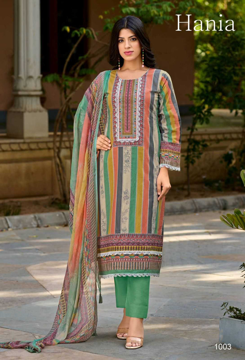Kilory Trendz Hania Lawn Cotton With Fancy Embroidery Work Salwar Suit