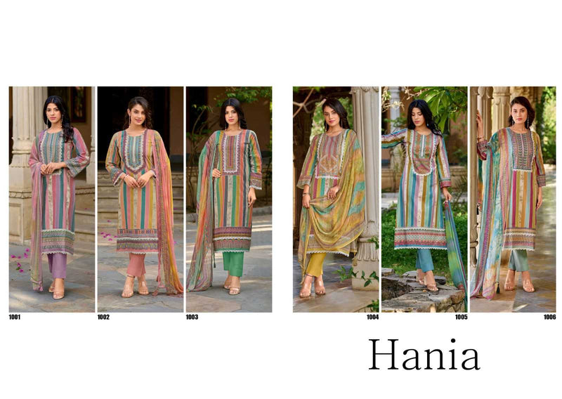 Kilory Trendz Hania Lawn Cotton With Fancy Embroidery Work Salwar Suit