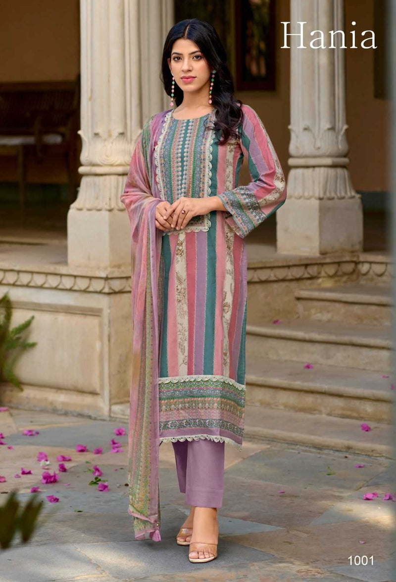 Kilory Trendz Hania Lawn Cotton With Fancy Embroidery Work Salwar Suit
