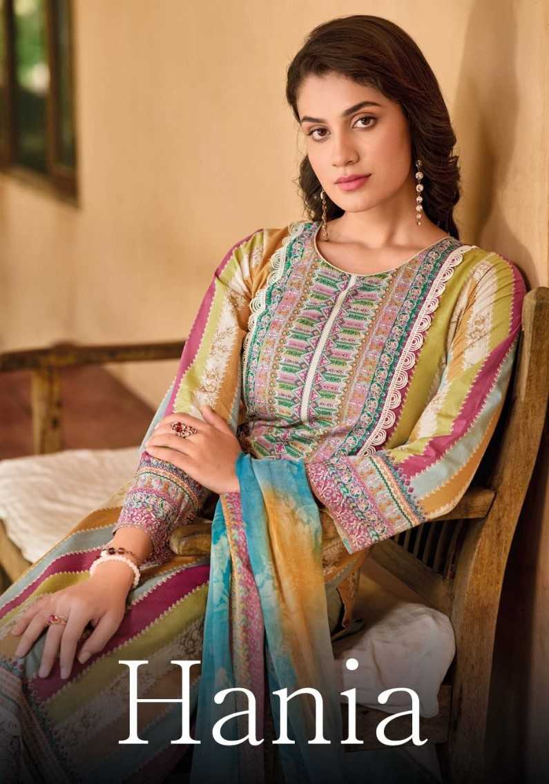 Kilory Trendz Hania Lawn Cotton With Fancy Embroidery Work Salwar Suit