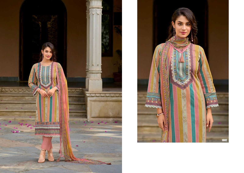 Kilory Trendz Hania Lawn Cotton With Fancy Embroidery Work Salwar Suit