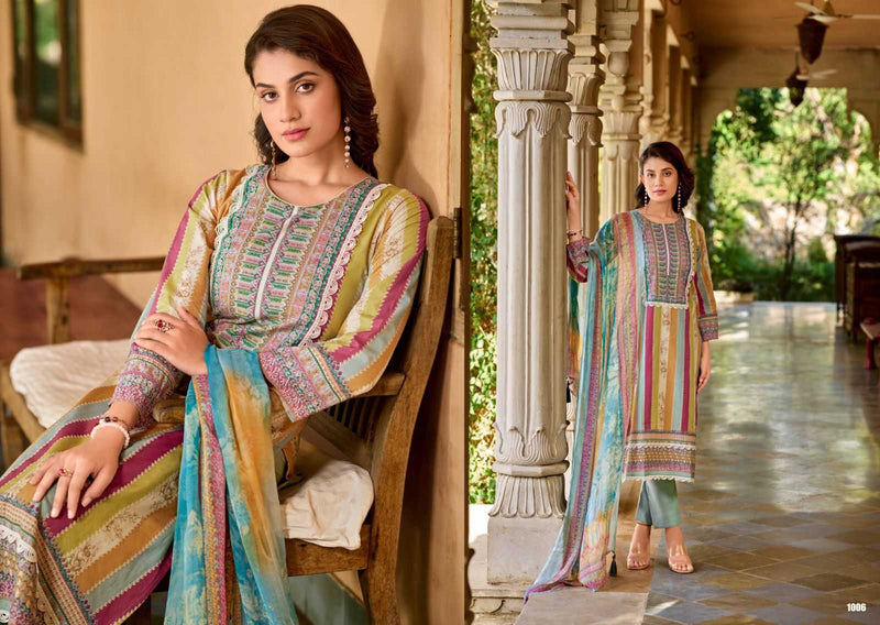 Kilory Trendz Hania Lawn Cotton With Fancy Embroidery Work Salwar Suit