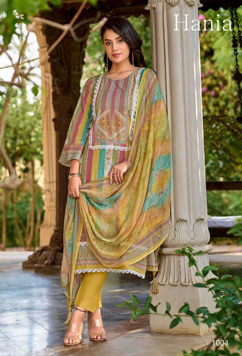Kilory Trendz Hania Lawn Cotton With Fancy Embroidery Work Salwar Suit
