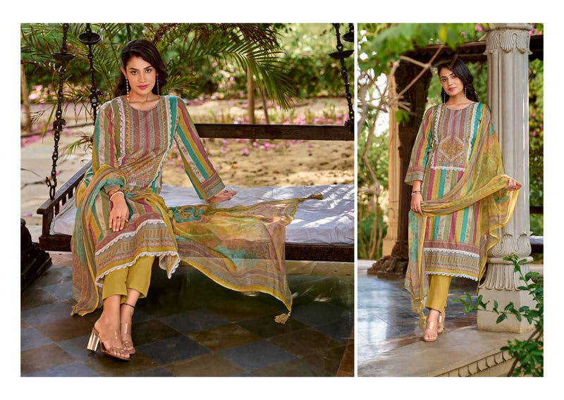 Kilory Trendz Hania Lawn Cotton With Fancy Embroidery Work Salwar Suit
