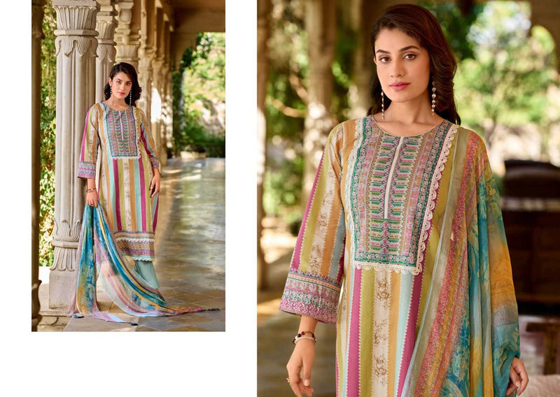 Kilory Trendz Hania Lawn Cotton With Fancy Embroidery Work Salwar Suit