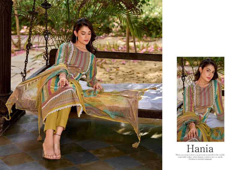 Kilory Trendz Hania Lawn Cotton With Fancy Embroidery Work Salwar Suit