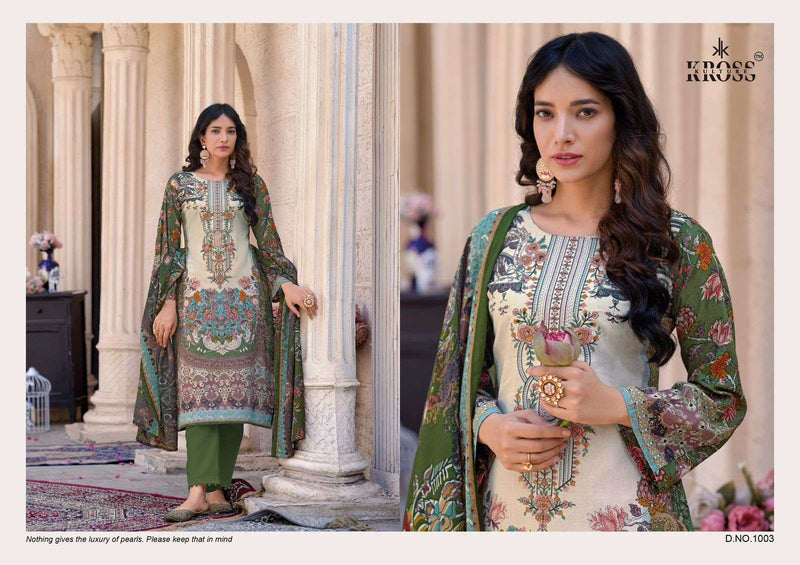 Kross Kulture Naira Cotton With Exclusive Self Embroidery Work Fancy Designer Salwar Kameez