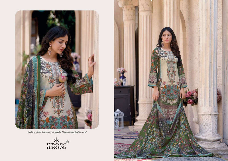 Kross Kulture Naira Cotton With Exclusive Self Embroidery Work Fancy Designer Salwar Kameez