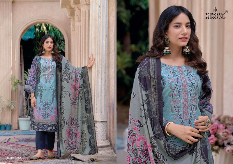 Kross Kulture Naira Cotton With Exclusive Self Embroidery Work Fancy Designer Salwar Kameez