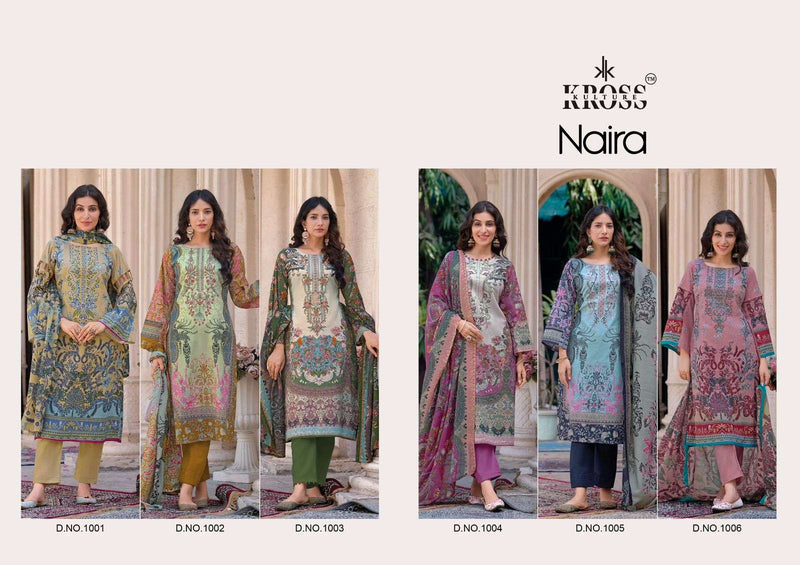 Kross Kulture Naira Cotton With Exclusive Self Embroidery Work Fancy Designer Salwar Kameez