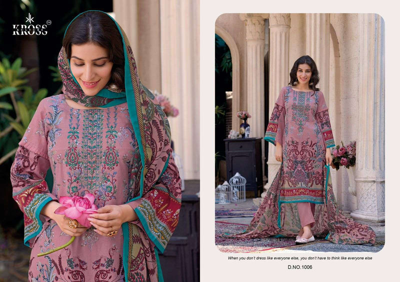 Kross Kulture Naira Cotton With Exclusive Self Embroidery Work Fancy Designer Salwar Kameez